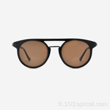 Lunettes de soleil rondes pour hommes PC ou CP